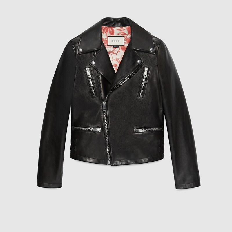 Leather Biker Jacket Gucci Women S Casual Jackets Leather Biker Jacket Gucci Women S Casual Jackets 419017xn3361000