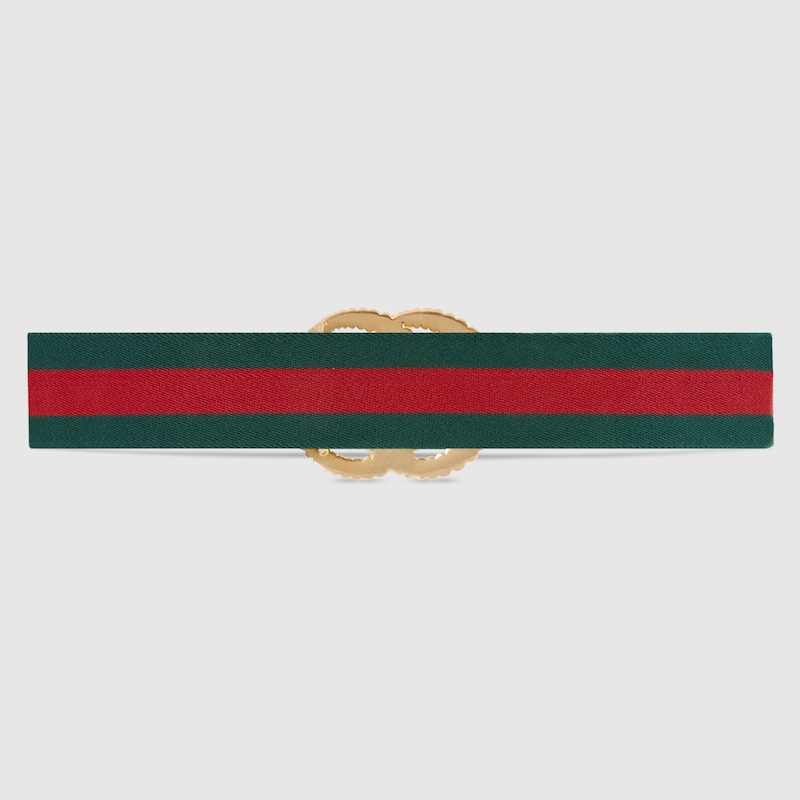 gucci web elastic belt