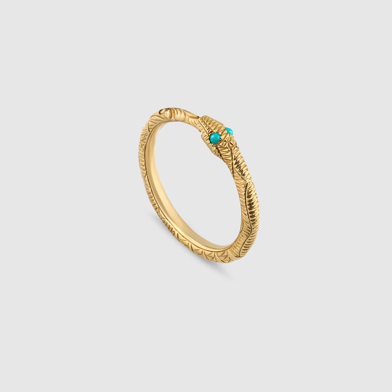 ウロボロス ゴールド リング18K イエローゴールド | GUCCI® JP