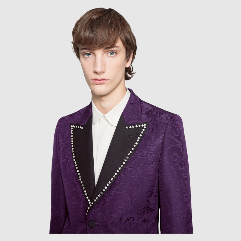 gucci jacket purple