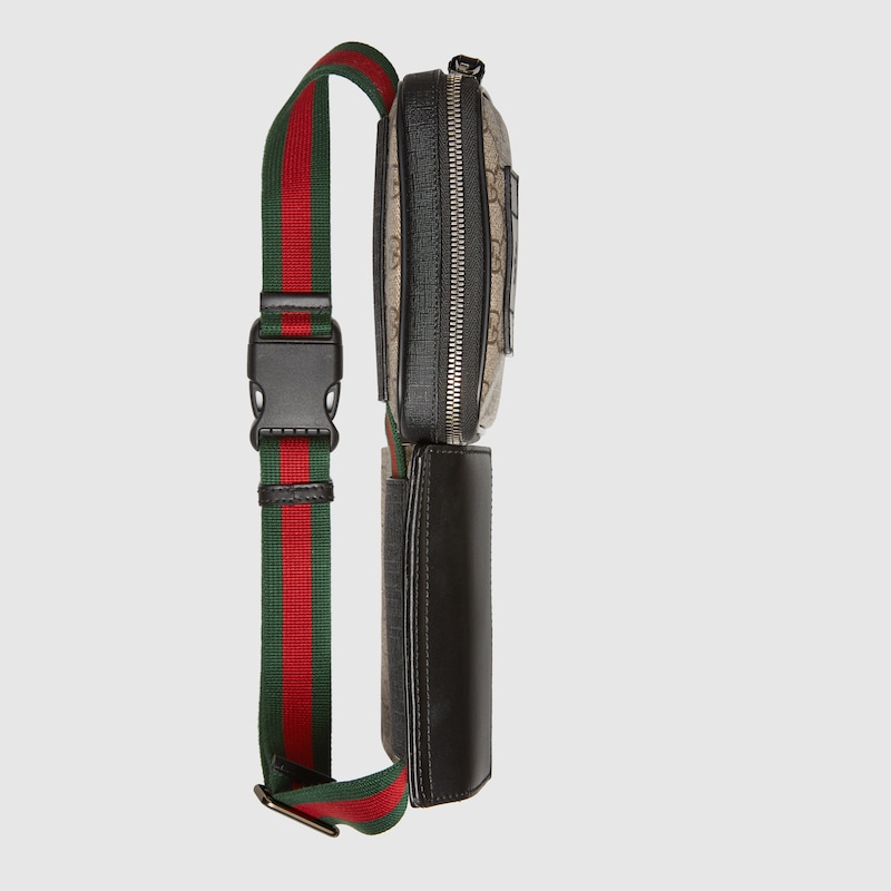 gucci supreme belt bag selfridges