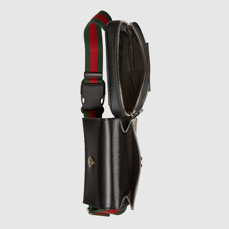gucci supreme belt bag selfridges