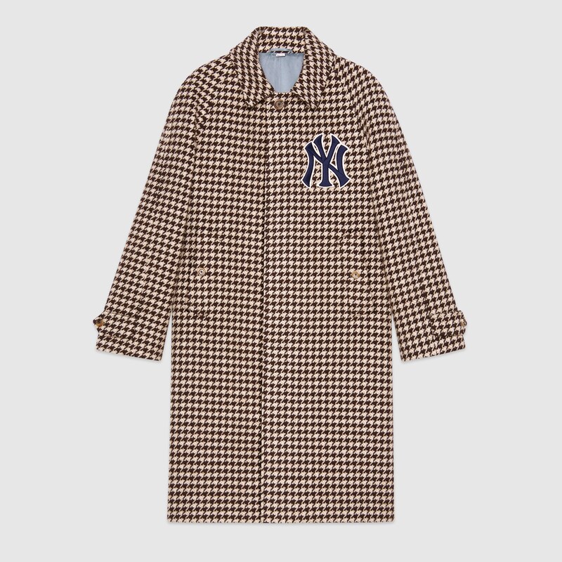 Men S Coat With Ny Yankees Patches Gucci View 1 N