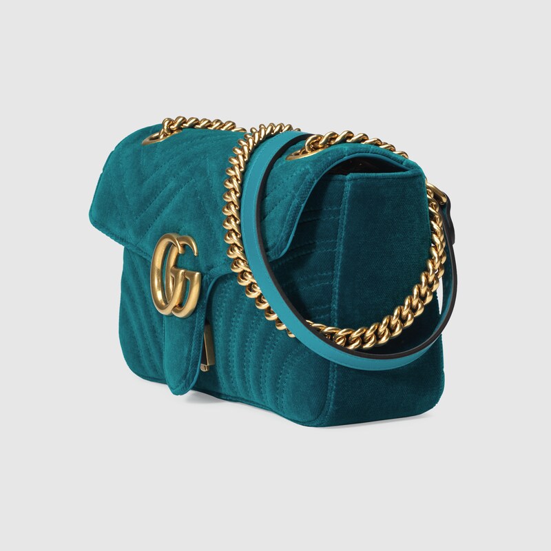 gucci marmont velvet bag black