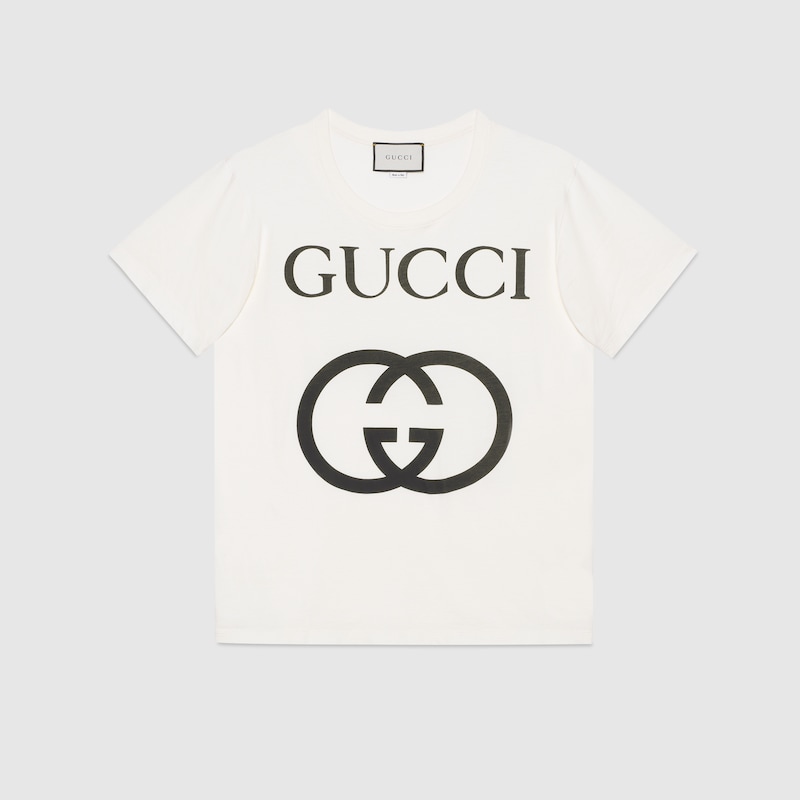 インターロッキングg コットン オーバーサイズ Tシャツ Gucci Jp