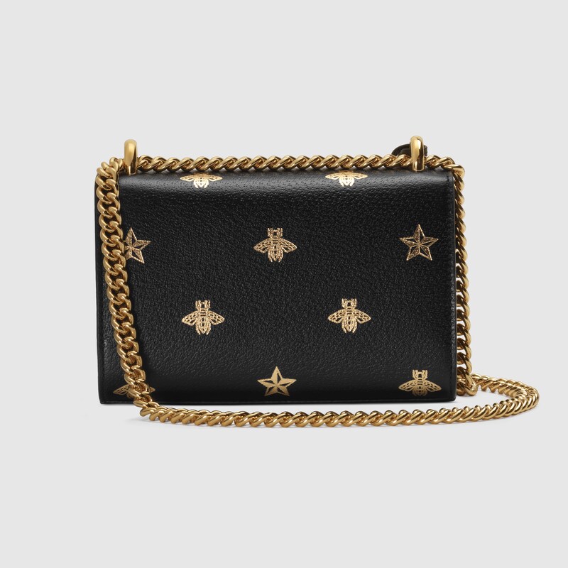 gucci padlock bee bag