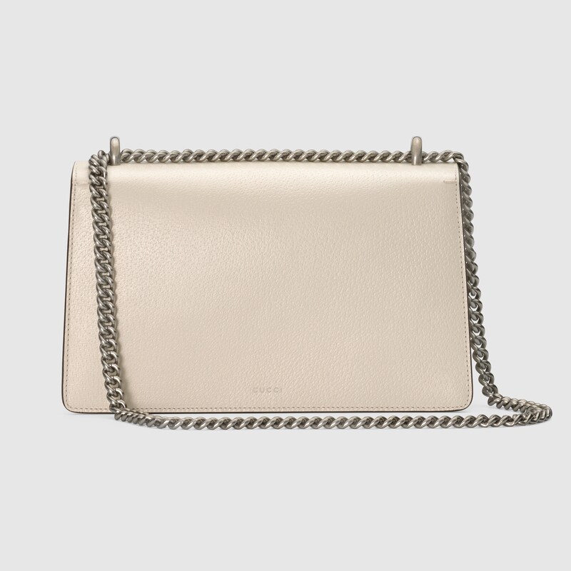 〔ディオニュソス〕スモール ショルダーバッグホワイト レザー - Gucci