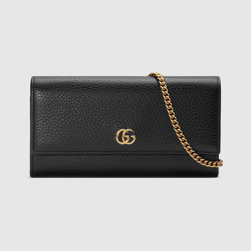 gucci chain wallet marmont