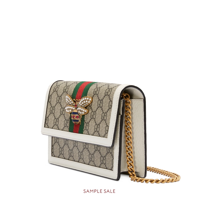 Mini borsa Queen Margaret in GG Supreme 