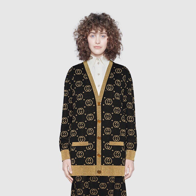 gucci snake cardigan