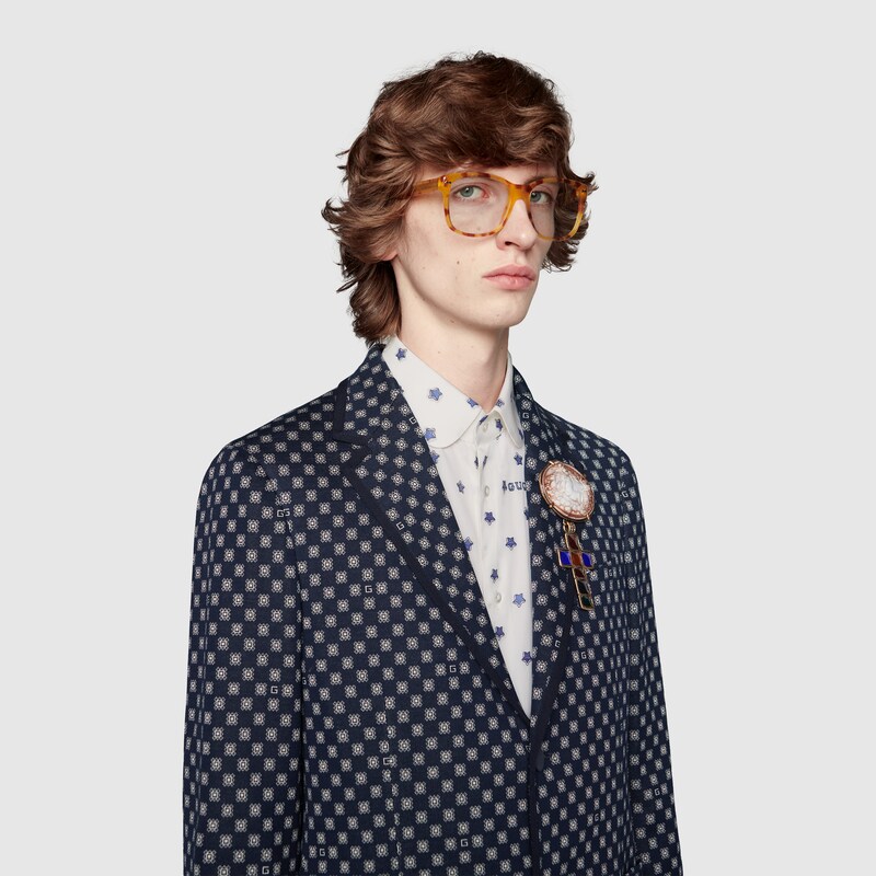 		G Frames jersey jacket - Gucci Blazers 545990ZAAEN4333 Gucci G Frames jersey jacket