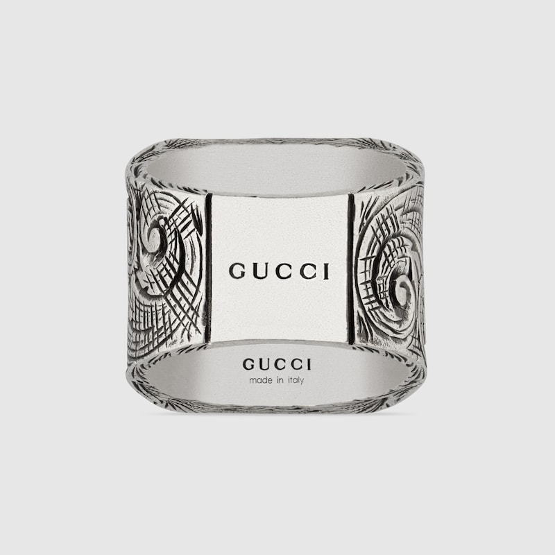 gucci letter ring
