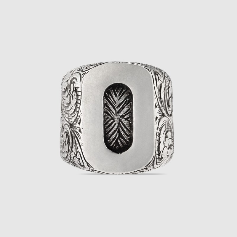 Buchstabe O Ring Aus Silber Gucci De