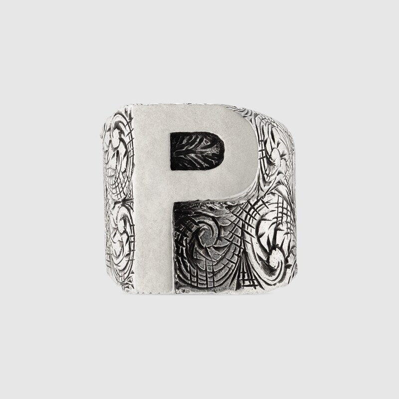 gucci letter ring