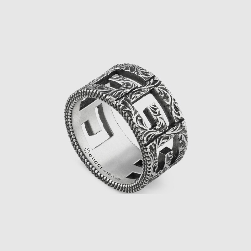 gucci square ring