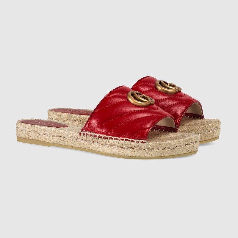 red gucci espadrilles