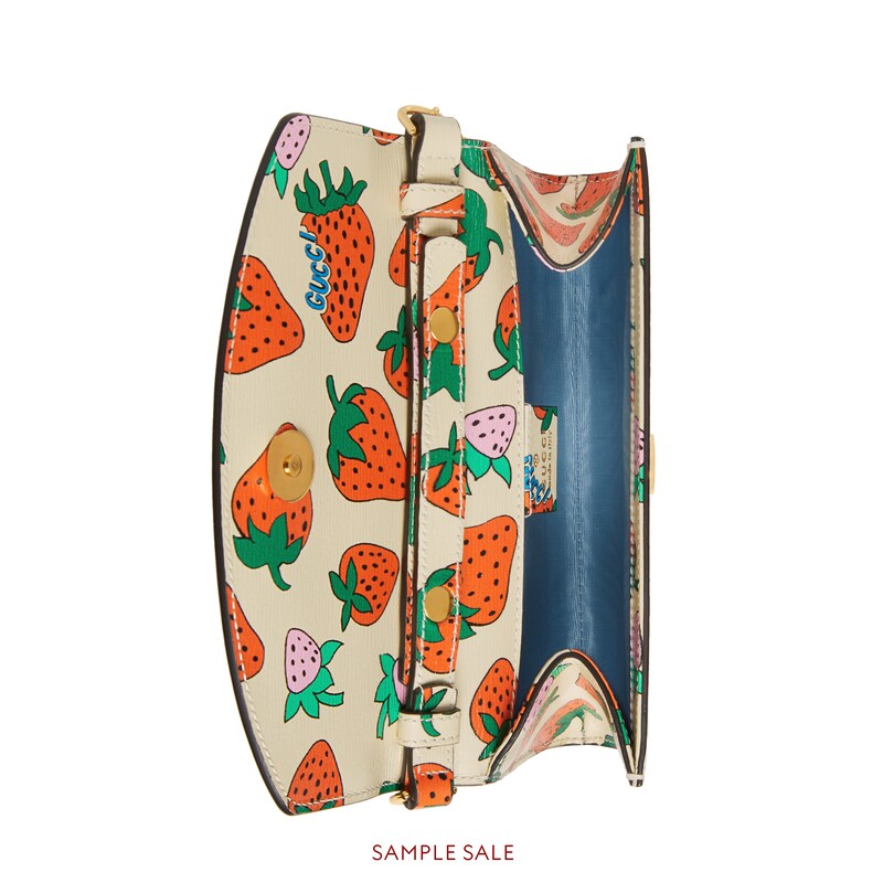 gucci strawberry clutch