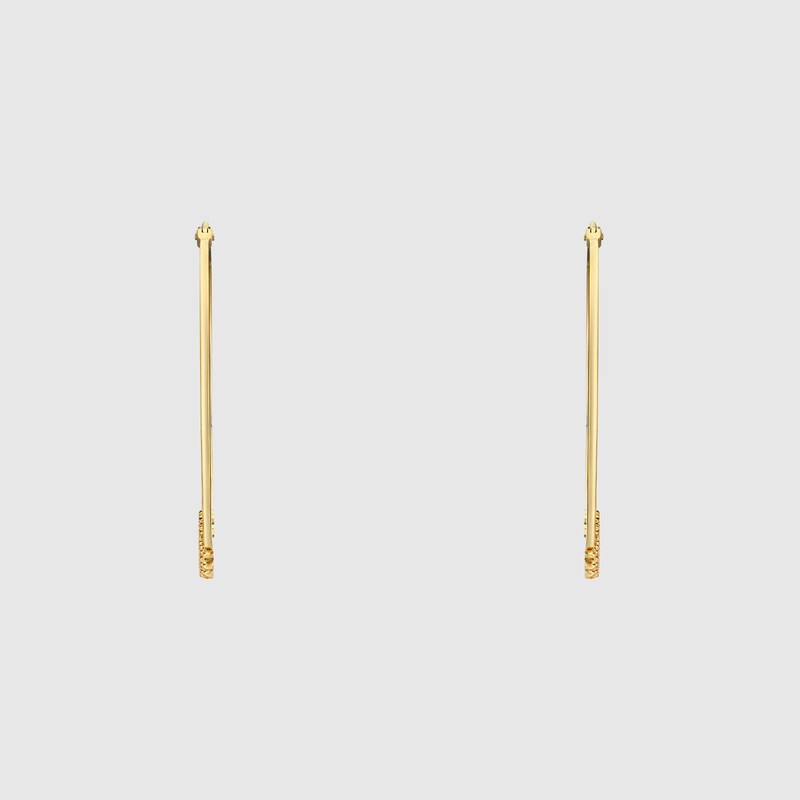 gucci running earrings