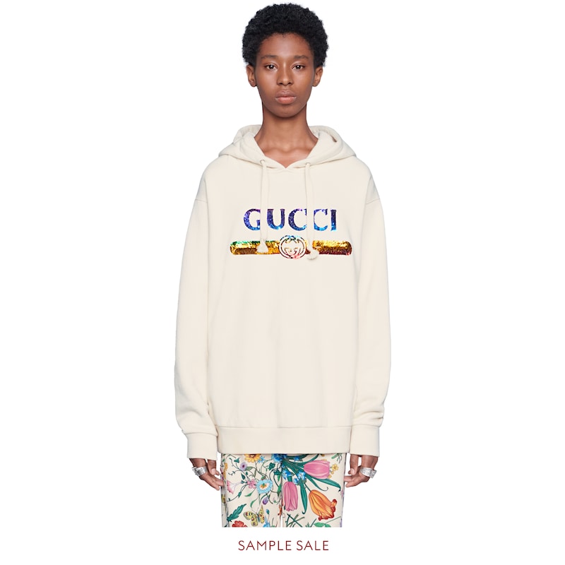 tan gucci hoodie