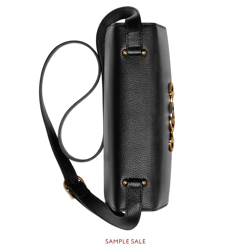 Black Grainy Leather Gucci Zumi Small Shoulder Bag GUCCI® US