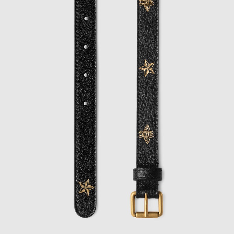 gucci bees and stars belt