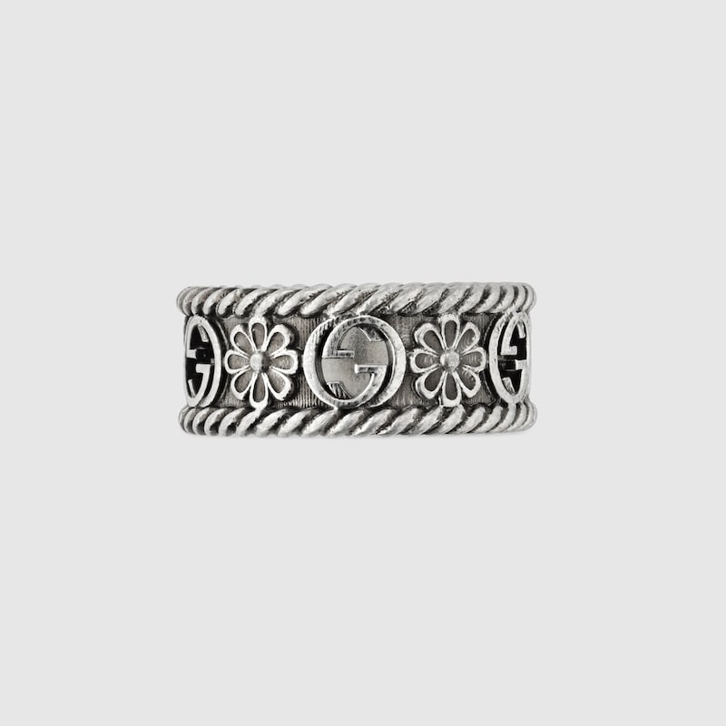 Anello GG in argento 925 | GUCCI® Italia
