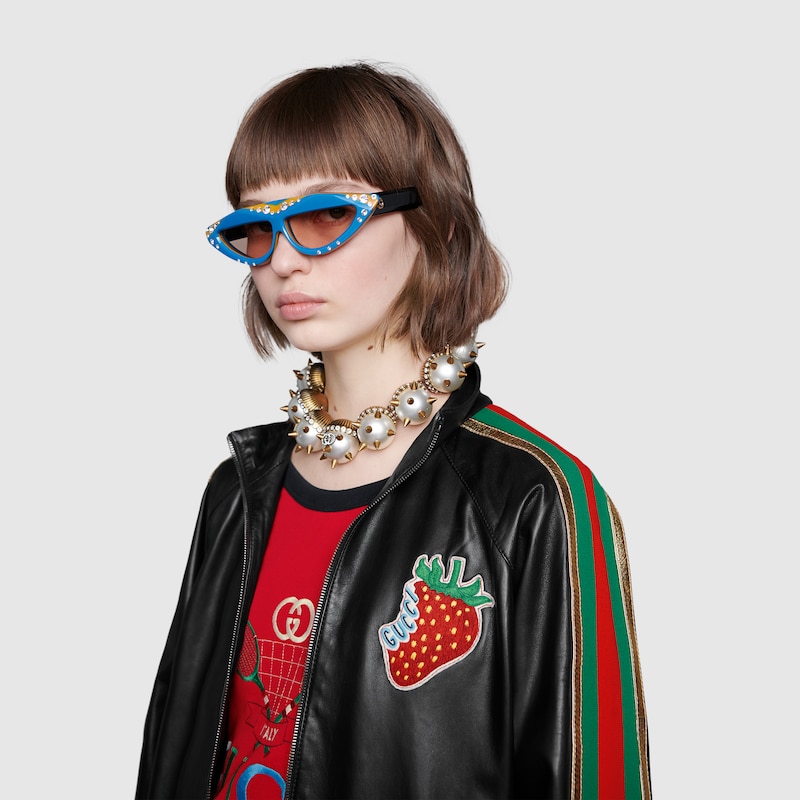 gucci strawberry jacket