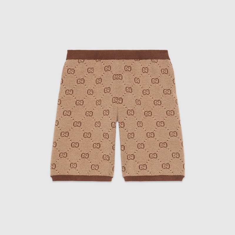 gucci gg jacquard shorts