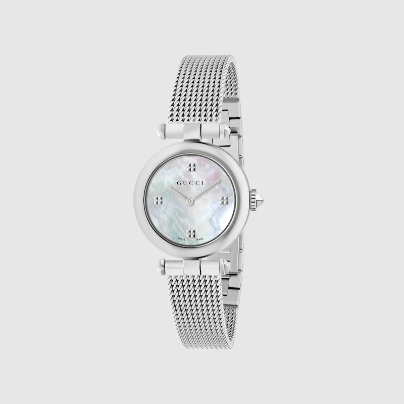 Orologio Diamantissima, 27mm in acciaio | GUCCI® Italia