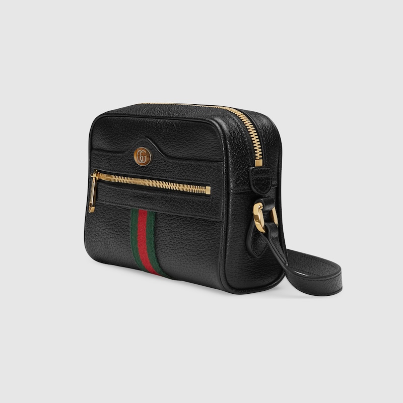 mini ophidia mini leather crossbody bag