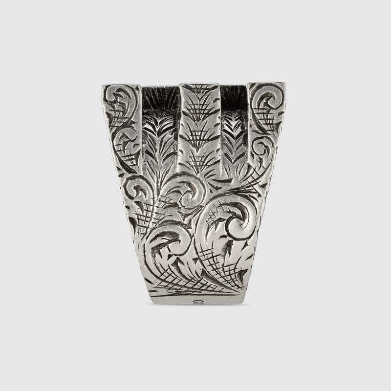 gucci initial ring gold