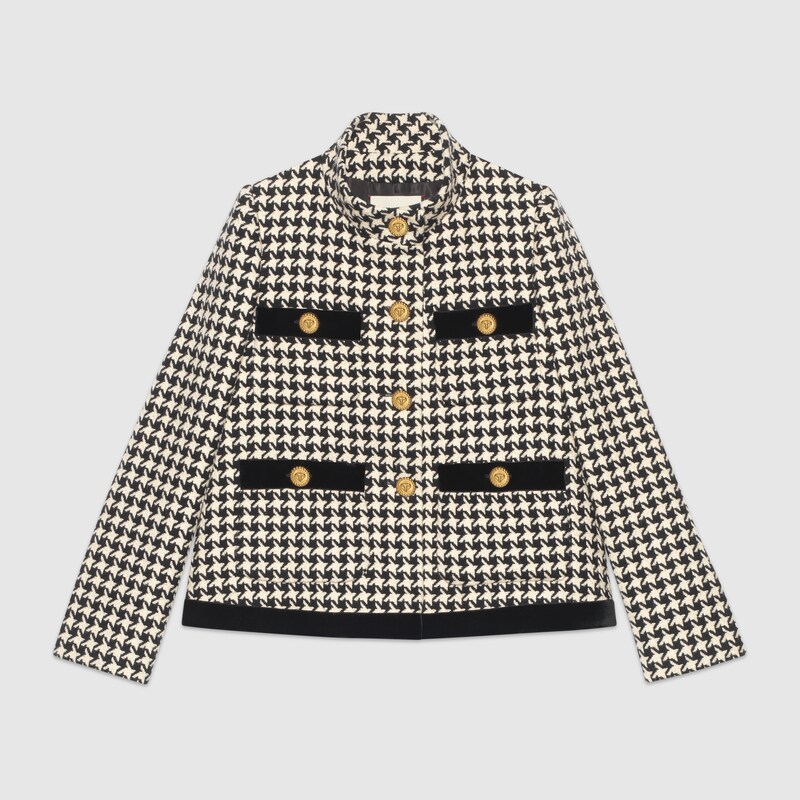 gucci houndstooth jacket