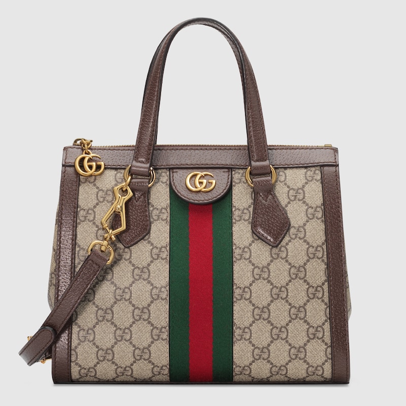 Beige / Ebony GG Supreme Ophidia Small Tote Bag | GUCCI® US