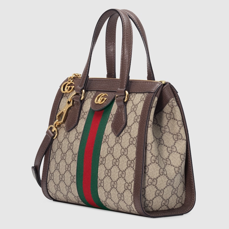 米色/烏木色GG SupremeOphidia GG小型手提袋| GUCCI® 香港