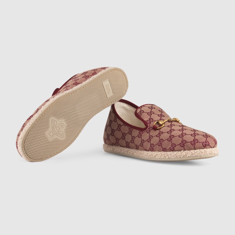 gucci gg canvas loafers