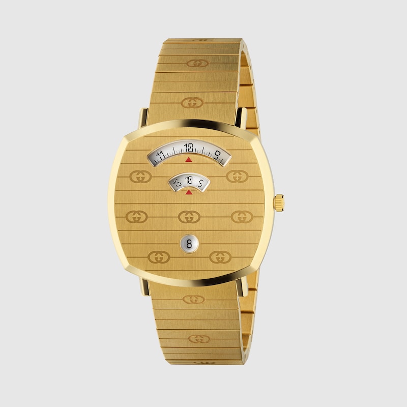 Grip 系列腕表 38 毫米in黄金pvd Gucci De