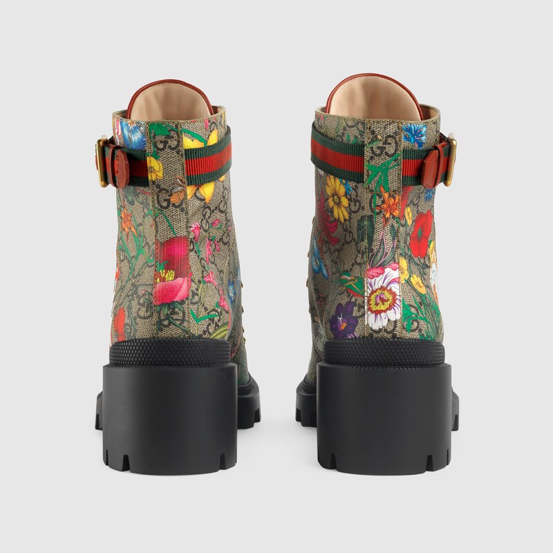 boots gucci flora cheap online