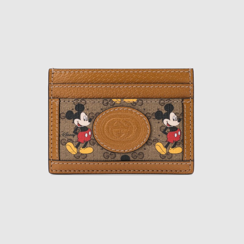 gucci mickey mouse card holder