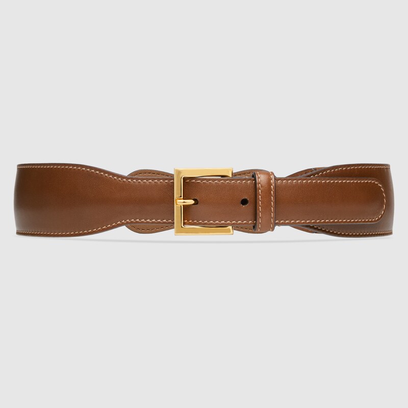 gucci leather belt with horsebit