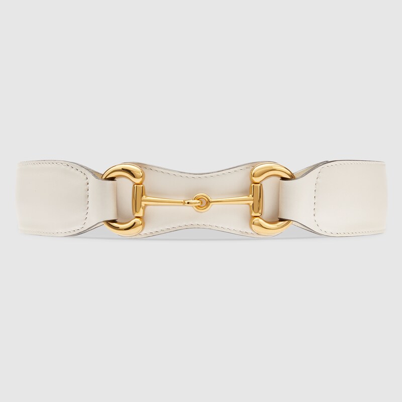 gucci leather belt with horsebit