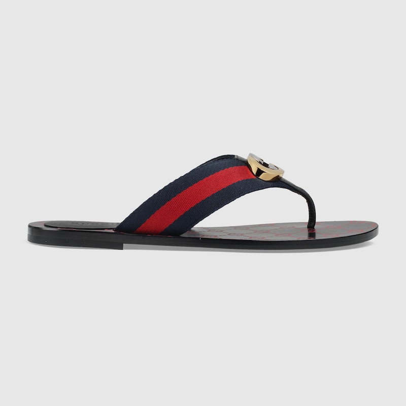 gucci sandals red