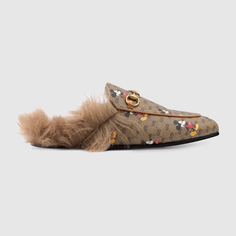 gucci princetown gg blooms slipper