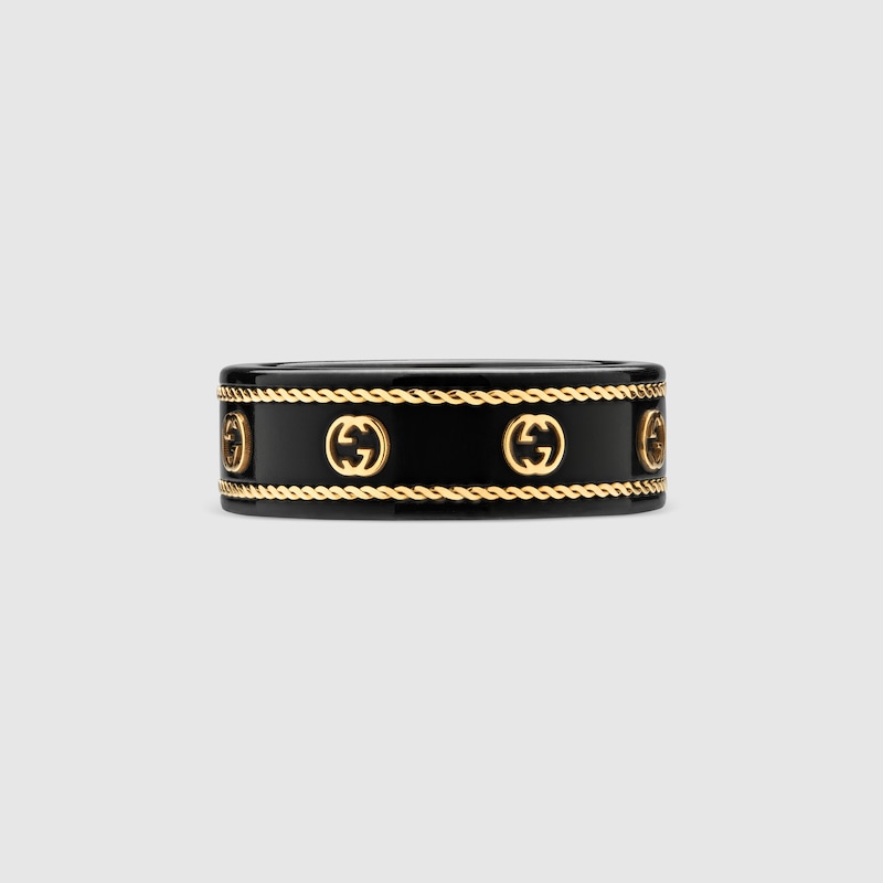 Icon 18k Ring With Interlocking G Icon 18k Ring With Interlocking G