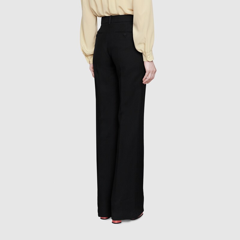 gucci silk trousers