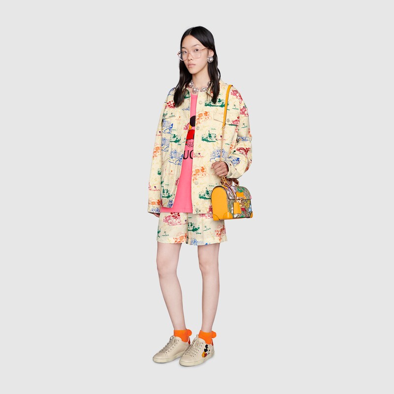 gucci padlock small gg supreme canvas shoulder bag