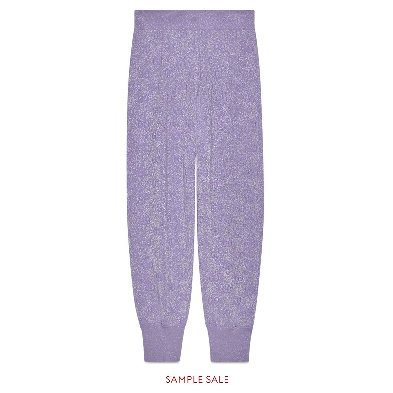 purple gucci pants