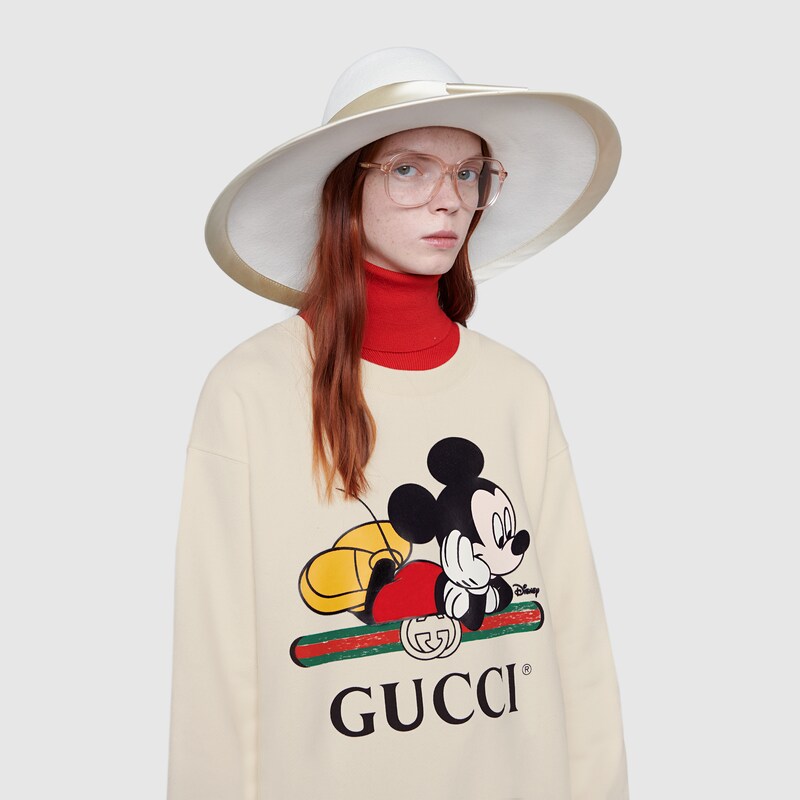 灰白色棉布disney X Gucci寬身衛衣 Gucci 香港