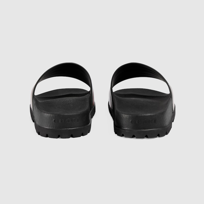 black gucci slides mens