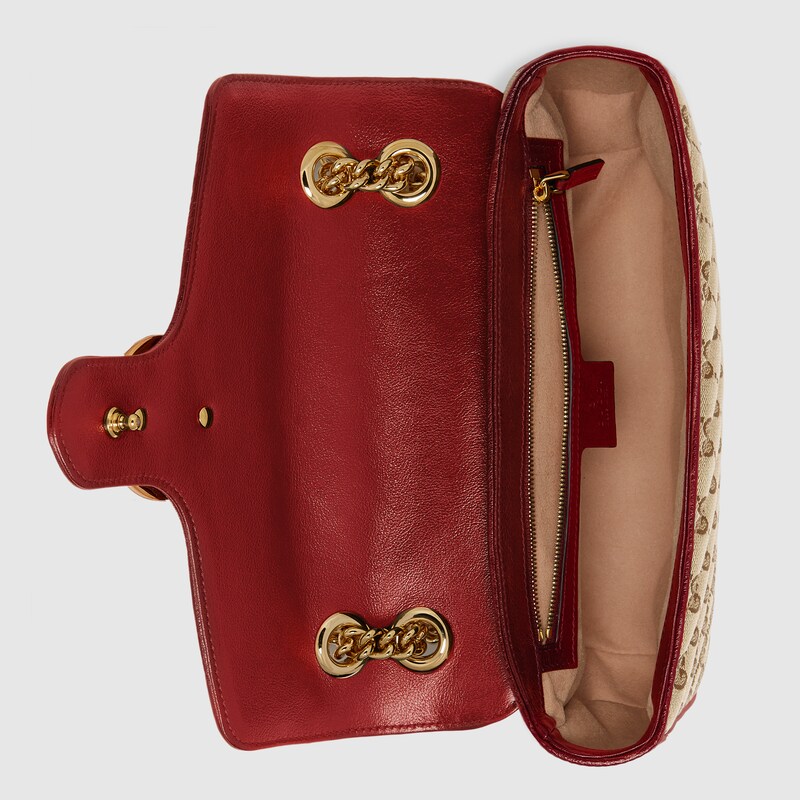red gucci side bag