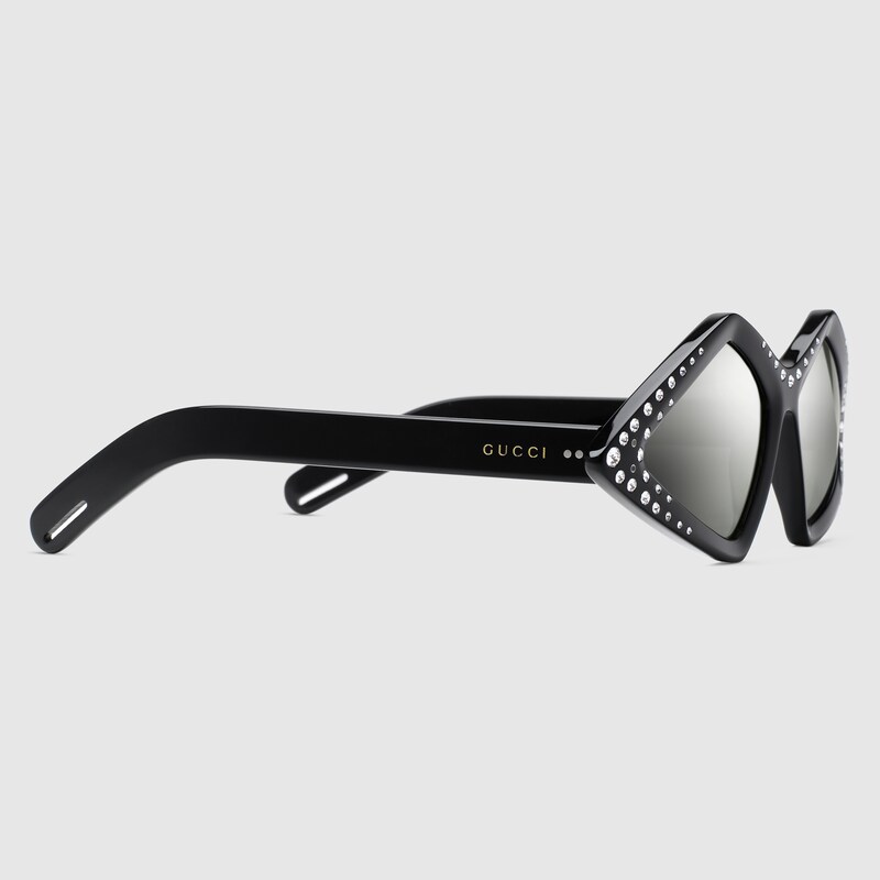 gucci diamond frame sunglasses